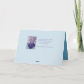 Carte de peinture à l'aquarelle Red Poppy Party (Dos)