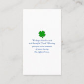 Carte de peinture à l'huile de souvenir (Dos)