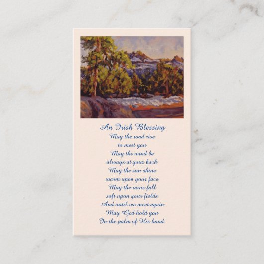 Carte de peinture à l'huile de souvenir (Devant)