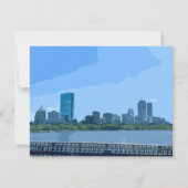 Carte de peinture de Boston Skyline Charles River (Devant)