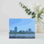 Carte de peinture de Boston Skyline Charles River (Debout devant)