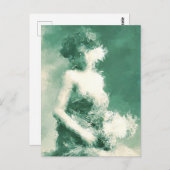 Carte de peinture victorienne (Devant / Derrière)