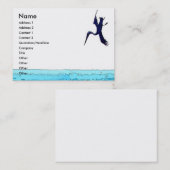 Carte de pélican de plongée (Devant / Derrière)