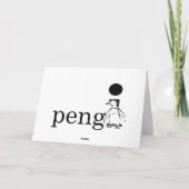 Carte de PengiHoliday Hanoukka Mennorah (Dos)