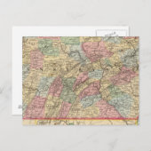 Carte de Pennsylvanie par Mitchell (Devant / Derrière)