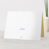 Carte de pensée pour votre magnifique Border Colli (Dos)