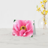 Carte de Peony (Fleur jaune)