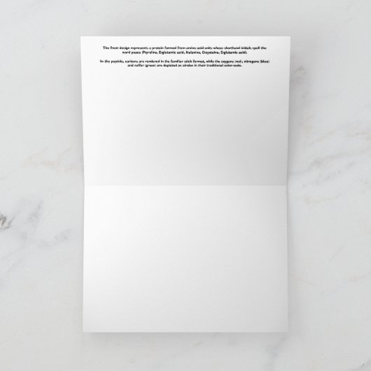 carte de peptide de paix (Intérieur)