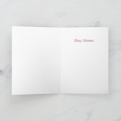 Carte de perdrix de Noël (Intérieur)