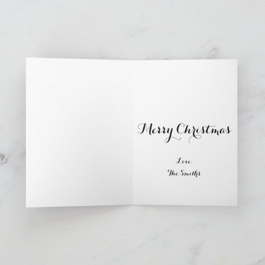 Carte de Père Noël (Intérieur)