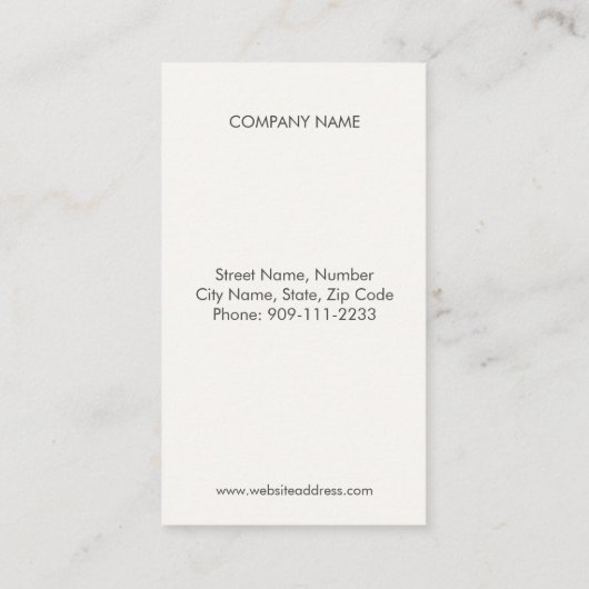 Carte de perforation Loyalty Sèche-cheveux (Dos)