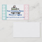 Carte de perforation pour camion à glace Cartes de (Devant / Derrière)