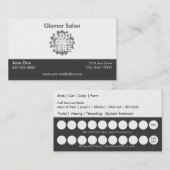 Carte de perforation pour Cartes de visite de fidé (Devant / Derrière)