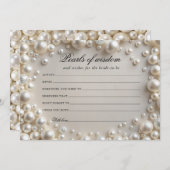 Carte de perles de sagesse élégantes (Devant / Derrière)