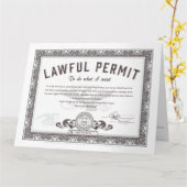 Carte de permis de chasse aux drones (Fleur jaune)