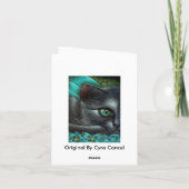 Carte de PERSONNALISER CAT 1 IMAGINAIRE NOIR FAIRY (Dos)