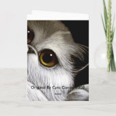 Carte de PERSONNALISER CAT BICOLOR ANGEL PERSIAN (Dos)