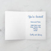 Carte de Personnaliser de la fête du réchauffement (Intérieur)