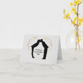 Carte de Personnaliser de la journée d'appréciatio (Fleur jaune)