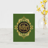 Carte de Personnaliser de la patrouille frontalièr (Fleur jaune)