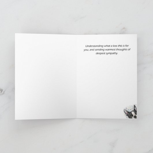 Carte de perte d'animal de compagnie (Intérieur)