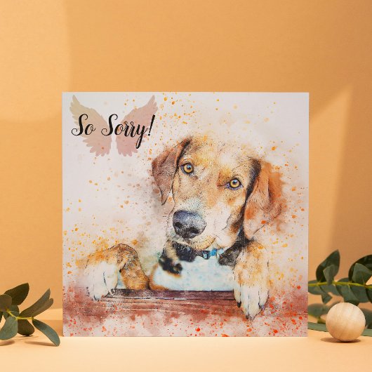 Carte de perte d'un chien de compagnie