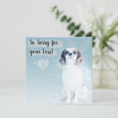 Carte de perte d'un chien de compagnie (Debout devant)