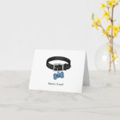 Carte de perte personnalisée pour animaux | Carte  (Fleur jaune)