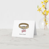 Carte de perte personnalisée pour animaux | Carte  (Fleur jaune)