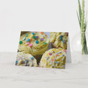 Carte de petit gâteau de ressort