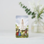 Carte de pétition Notre Dame de Fatima Rosaire (Debout devant)
