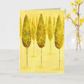 carte de peupliers (Fleur jaune)