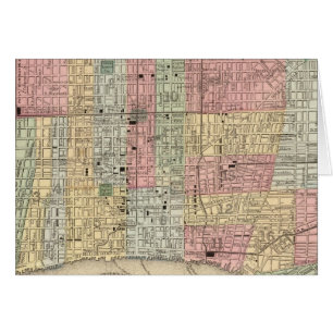 Carte de Philadelphie par Mitchell