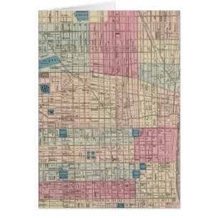 Carte de Philadelphie, Pennsylvanie