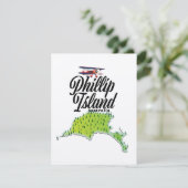 carte de Phillip Island Australie (Debout devant)