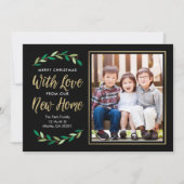 Carte de photo d'annonce de déménagement de nouvel (Devant)