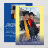 Carte de photo d'annonce de fin de maternelle (Devant / Derrière)