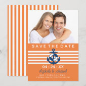 Carte de photo d'annonce de sauvegarde nautique (Devant / Derrière)