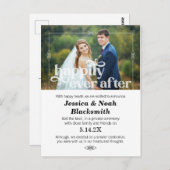 Carte de photo de fuite pour à jamais (Devant / Derrière)