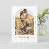 Carte de photo de mariage à conserver précieusemen (Debout devant)