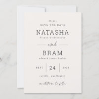 Carte de photo de mariage annonce de sauvegarde de
