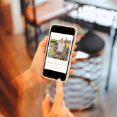 Carte de photo de remise de diplôme avec écriture 