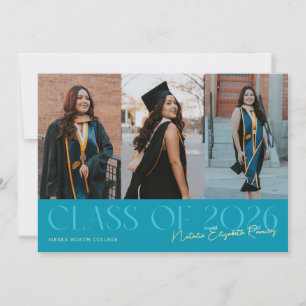 Carte de photo de remise de diplôme Class of 2026 
