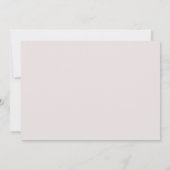 carte de photo de sauvegarde florale rose rose (Dos)