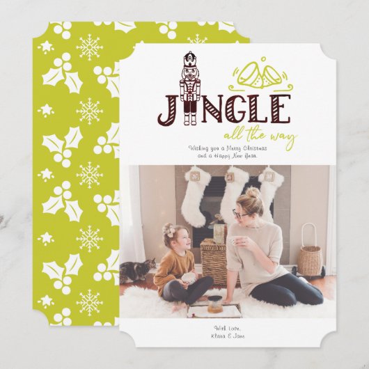 Carte de photo de vacances de Casse-Noisette (Devant / Derrière)