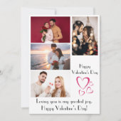 Carte de Photo Joyeuse Saint-Valentin (Devant)