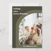 Carte de Photo Verticale à Deux Arches Modernes Ve (Devant)