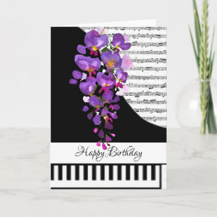 Carte de piano personnalisable