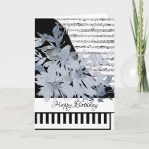 Carte de piano personnalisable