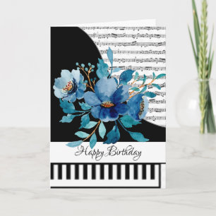 Carte de piano personnalisable